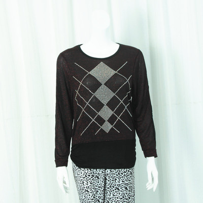 2013春季中老年媽媽裝潮流指南 時尚印花針織衫，演繹高貴與優雅